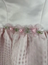 Girls Pink 3T Dressy Dress, Party Special Occasion Bow in Back, Brooke Lindsay