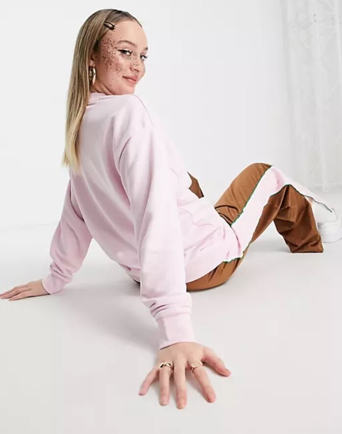 NEW ADIDAS ORIGINALS WOMEN'S TREFOIL LUXURY CREW SWEATSHIRT