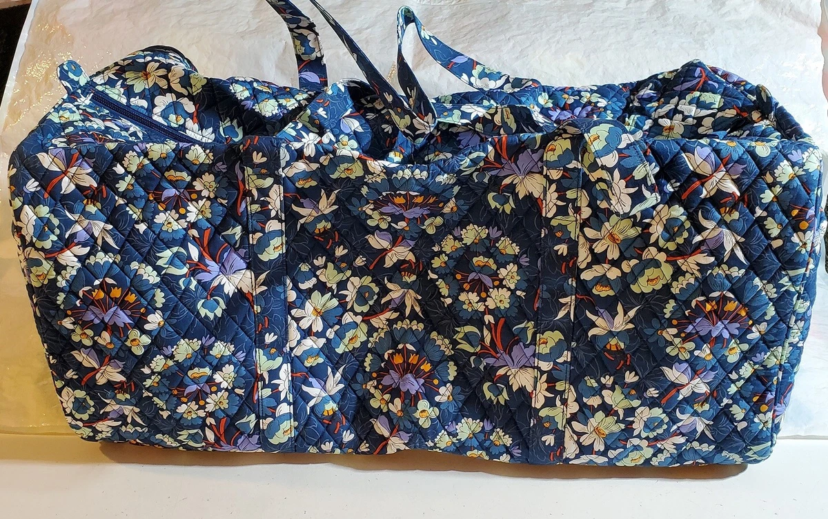 VERA BRADLEY X-Large XL Traveler Duffel Bag Extra Large FLORAL