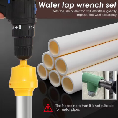 PVC Rohr Einfädler Set mit 3 Matrizen PPR-Kunststoffrohr PVC Thread Maker ToolnS