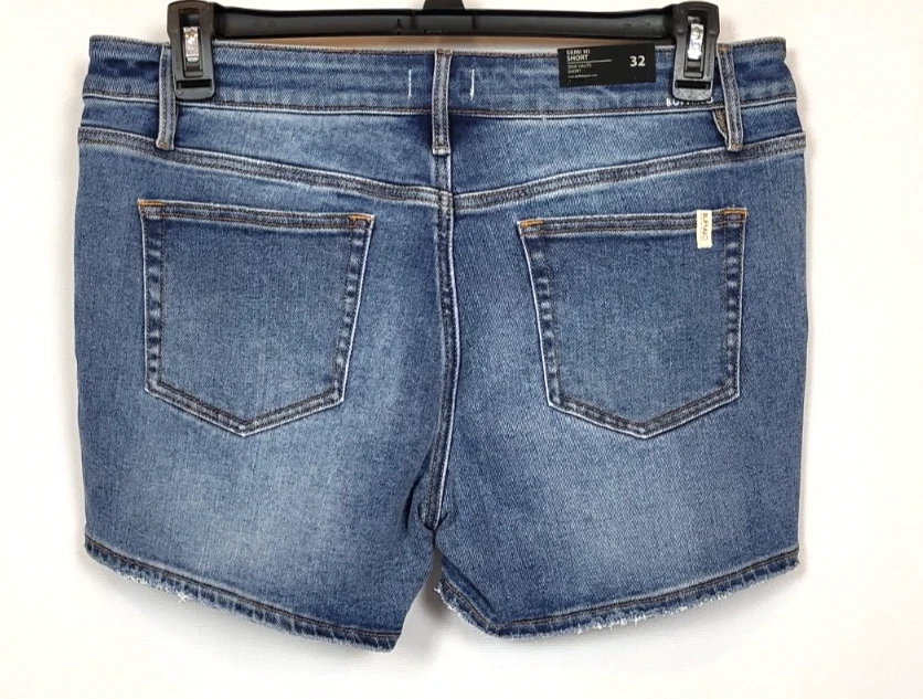 Buffalo David Bitton NWT Women's 32 Lexi Semi Hi Stretch Distressed Denim Shorts - Image 2 of 4