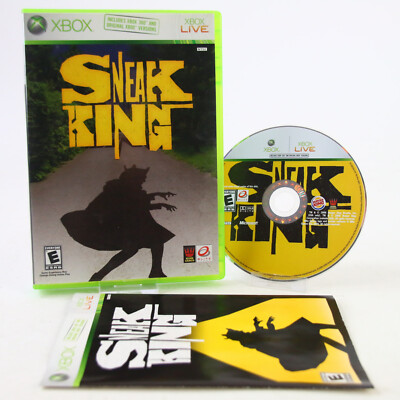 Microsoft Xbox 360 OVP NTSC Sneak King Sehr Gut