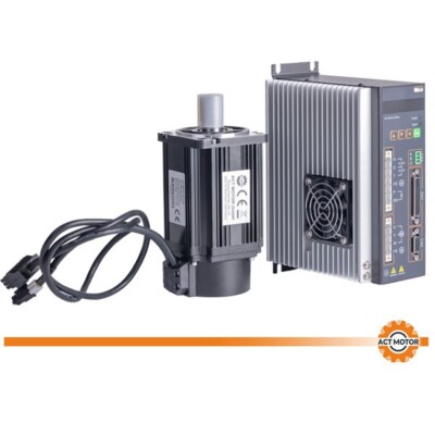 AC Servo Motor Driver Kit 750W 3000rpm 220V 2.4nm 151mm&Encoder Cable DE Stock