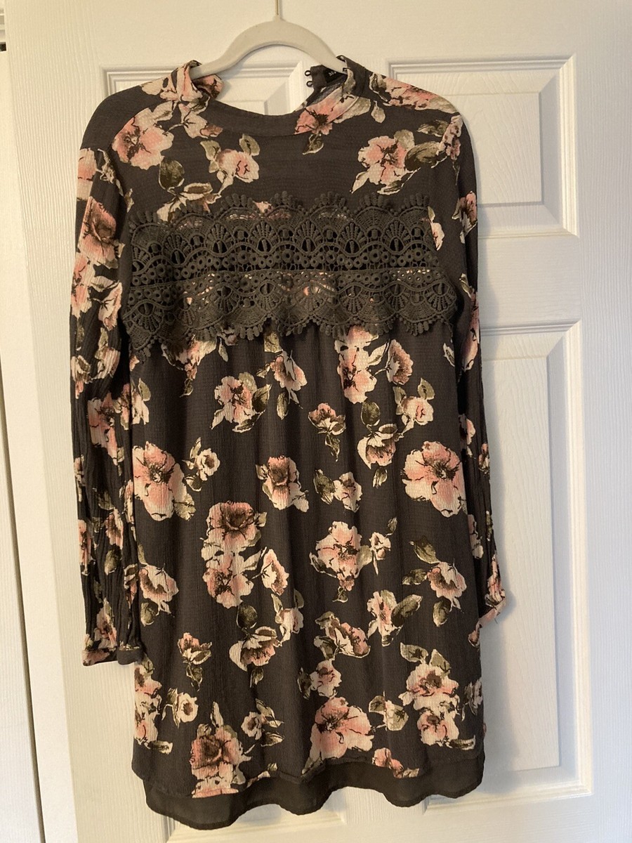 blu pepper sweater dress Blu Pepper Stripe Long Sleeve Sweater Dress in Black at Nordstrom Rack, Size Small