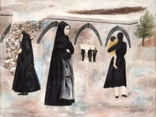 Italian Women Ben Shahn – Social Realist Modernist Figure Study Art Print