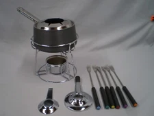 ANOLON PROFESSIONAL 10 PC. FONDUE SET (BRAND NEW) NEVER USED  - No Box