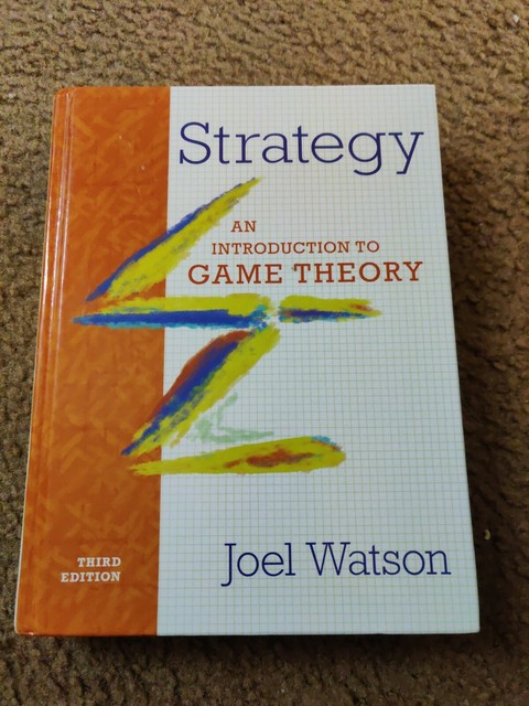 Strategy An Introduction To Game Theory By Joel Watson 2013 Hardcover For Sale Online EBay