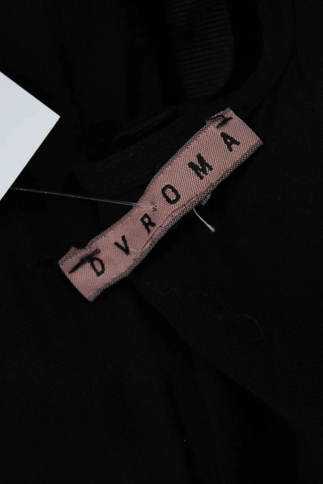 Mono sin mangas Dv Roma para mujer negro floral cuello redondo talla S Foto 4 de 4