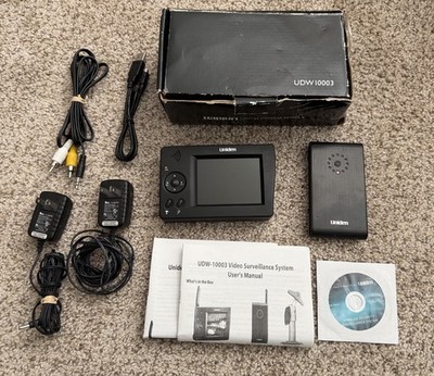 Uniden UDW-10003 Surveillance System Display Monitor & Camera Baby Cam Security