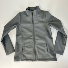 Girls Jacket Large Magellan Outdoors Gray Zip