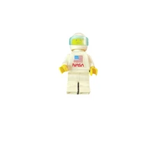 Lego White Spaceman Astronaut with helmet and tank Minifigure 