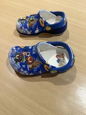 Sonic the Hedgehog Crocs Clog - Toddler size C8 Used