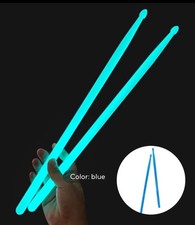 Miwayer Luminous Drum Stick blau beleuchtet 1 Set Größe 5A UK kostenloser Versand 16,33 Zoll