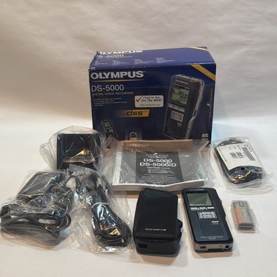 Tested Working Olympus DS-5000 Digital Voice Recorder with Accessories GREAT