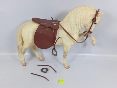 Breyer Horse #68 Legionario III Andalusian Branded w/ Saddle Vintage 1979 USA