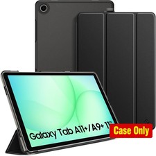 Case for Samsung Galaxy Tab A11 Plus 11 Inch 2025, Slim Tri-fold Stand, Black