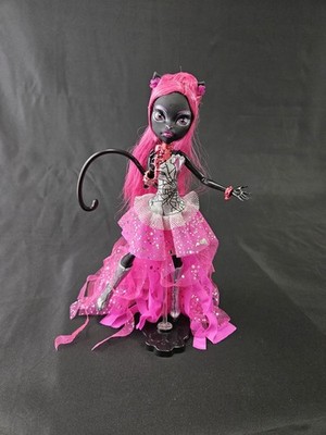 G1 Mattel Monster High 13 Wishes CATTY NOIR Doll Loose Used As Seen Rare     