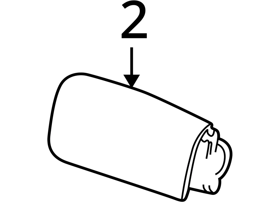 Air Bag Front Passenger Fits 95-97 EXPLORER 1709087 Foto 4 de 4