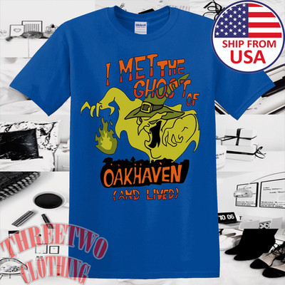 I Met The Ghost Of Oakhaven And Lived Men's Royal Blue Size S to 5XL