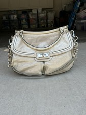 NWT Coach Chelsea Flagship Gold Leather Large Satchel Shoulder Bag 17782 RARE