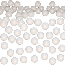 200 Pack 0.6 Inch Blank Foam Balls for Art Decoration Polystyrene Small Craft Fo