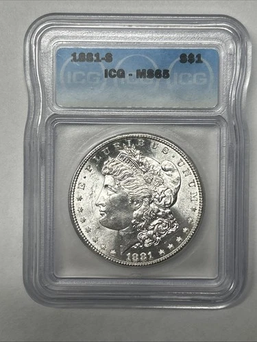 1881-S $1 Morgan Silver Dollar ~ NGC MS 65