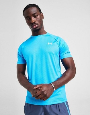 Under Armour Tech Emboss Herren T-Shirt Electric Blue Gr. XS