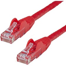 StarTech 20ft Red Cat6 Patch Cable with Snagless RJ45 Connectors - Long Ethernet