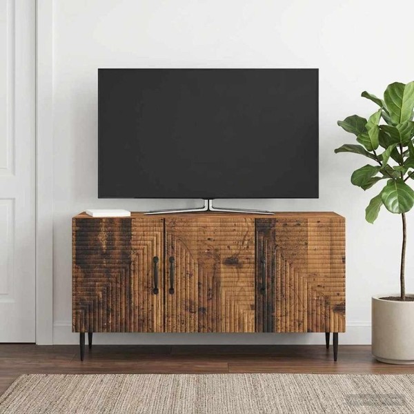 Tv-Schr?Nk Altholz 99 X 34,5 X 50 Cm Holzwerkstoff-image