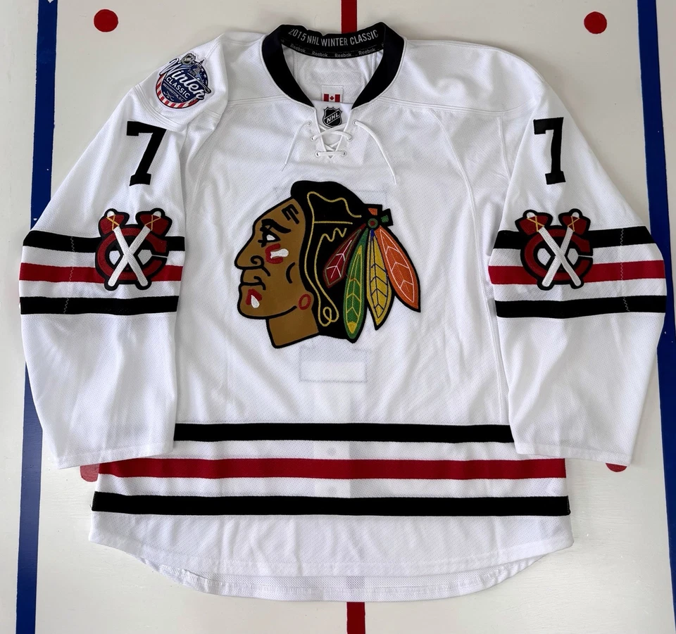 Brent Seabrook Chicago Blackhawks Team Issued 2015 Winter Classic Hockey Jersey - Image 4 of 4