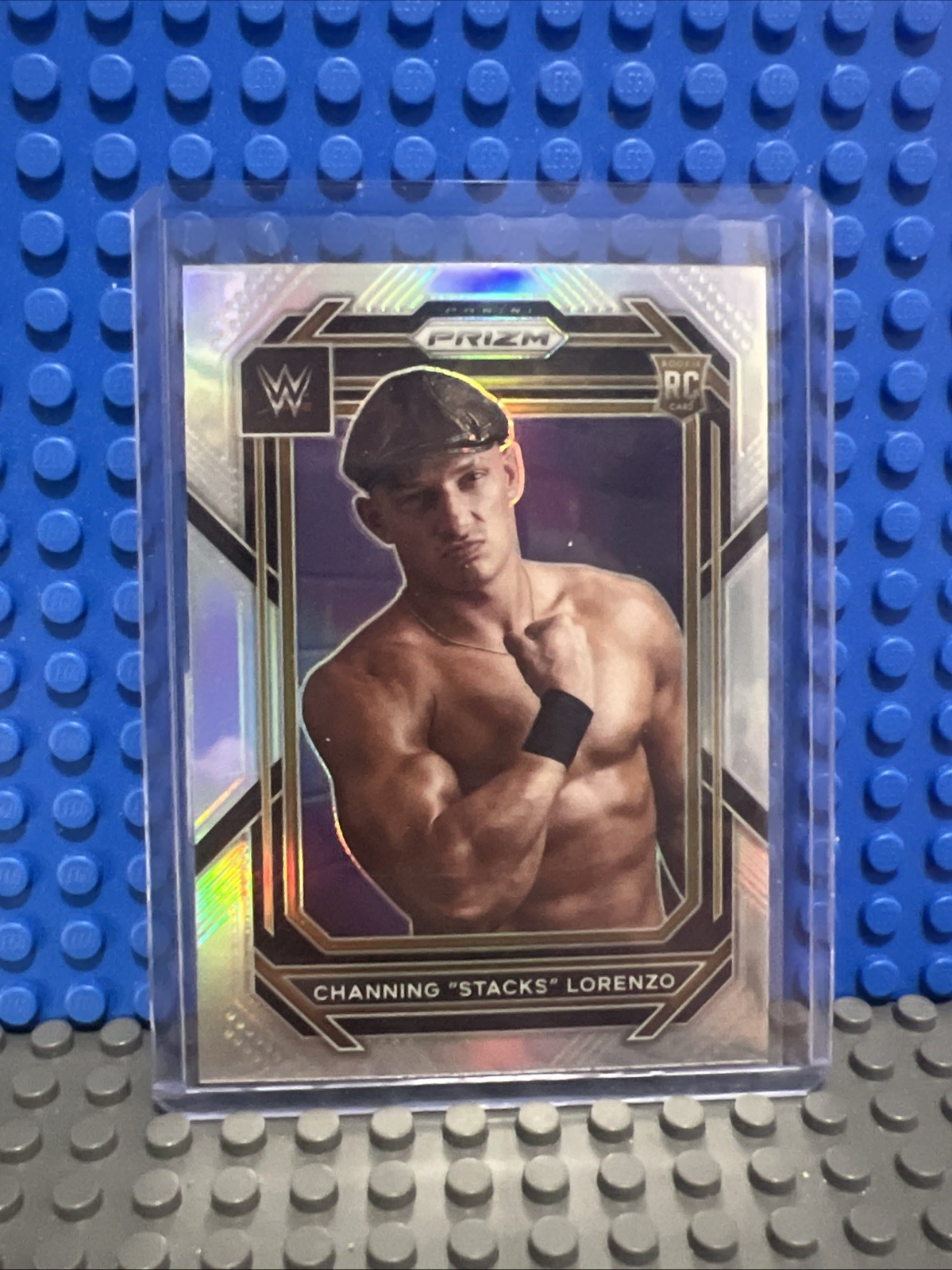 2023 Prizm WWE Silver #113 Channing "Stacks" Lorenzo RC Rookie Card