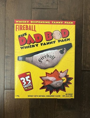 Fireball Dad Bod Fanny Pack Novelty Belt Bag NO ALCOHOL Rare Limited New IN HAND