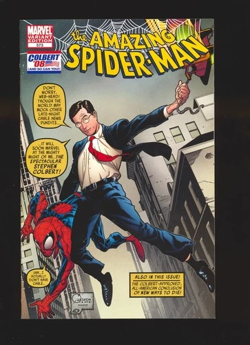 Amazing Spider-Man #573, VF 8.0, Colbert Variant; New Ways to Die