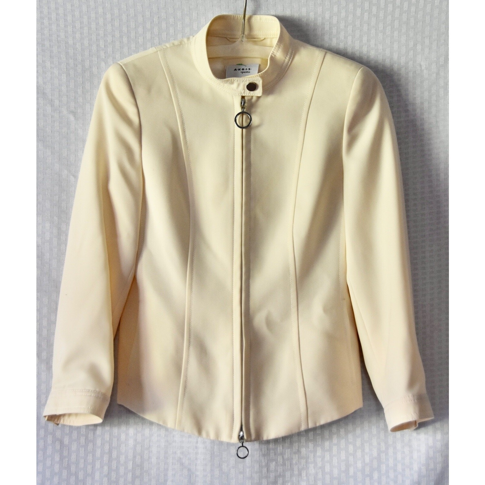 AKRIS PUNTO Fitted Wool-Blend Blazer Size 4