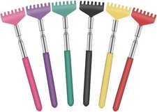 6 Pack Extendable Back Scratcher - Portable Telescoping Metal Back Scratchers