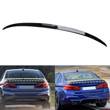 M5 Stil Schwarz Heckspoiler Kofferraum oben Flügel Lippe für BMW 5er G30 G31 17+