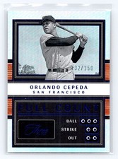 2023 Panini Three and Two #FC-OC Orlando Cepeda Full Count (Insert) #/150