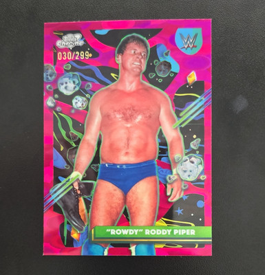 Topps Chrome WWE 2026 "Rowdy" Roddy Piper #9 Serial Numbered 030/299