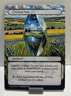 MTG - Chrome Mox - Van Gogh Style - Card For EDH and Playtest