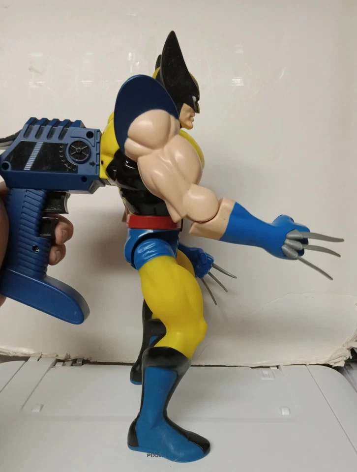 Marvel X-Men Big Time Wolverine 13" con mando electrónico. -Toy Biz 1996 Foto 4 de 4