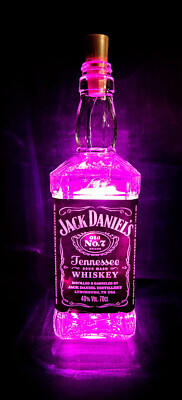 Jack Daniel's Whiskey Flaschenlampe Nachtlicht Stimmungslampe