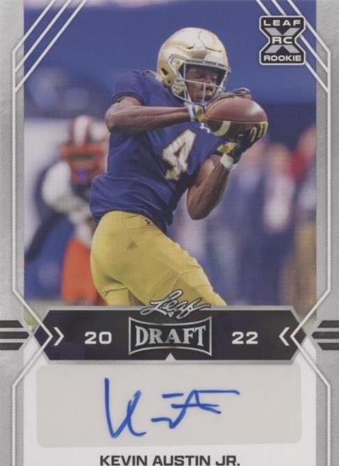 2022 Leaf Draft Kevin Austin Jr. #BA-KA2 - 1 of 2