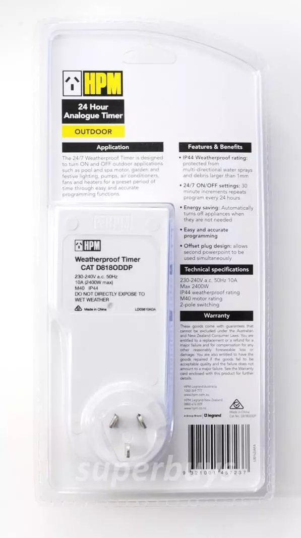 Outdoor timer deals with multiple outlets