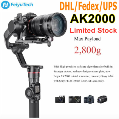 Feiyu AK2000 3-Axis Camera Stabilizer Handhel Gimbal for Canon