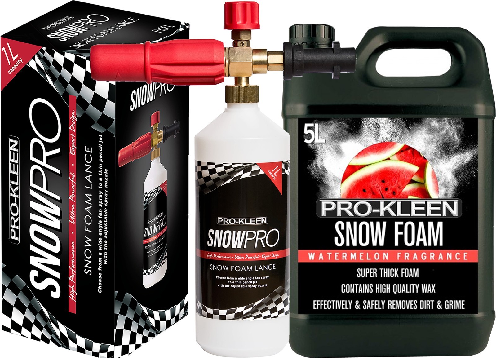 ProKleen Snow Foam Lance Cannon Karcher K Compatible Washer Gun Watermelon 5L