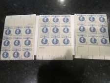 LOT OF 56 U.S. STAMP PLATE BLOCKS MINT MNH SHINY GUM ALL 4 CENT STAMPS - BBA-38