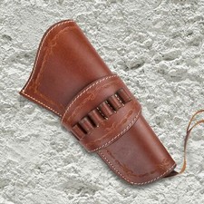 Leather fast Draw Single Action Revolver Holster For. Choose Gun Model 9" to 10"