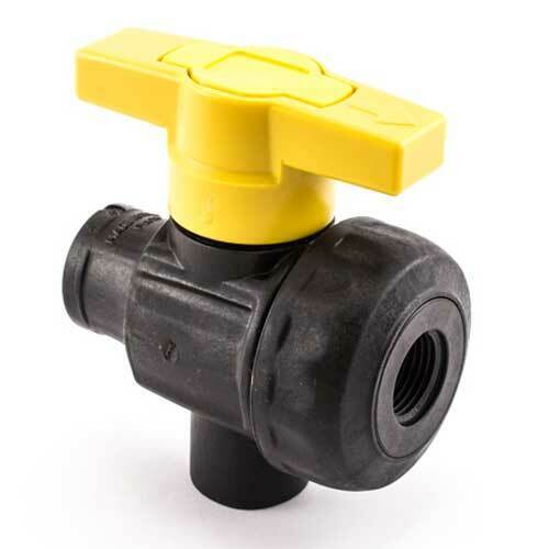 9951-3050N Hypro 3-Way Ball Valve 1/2" NPT - Picture 1 of 3