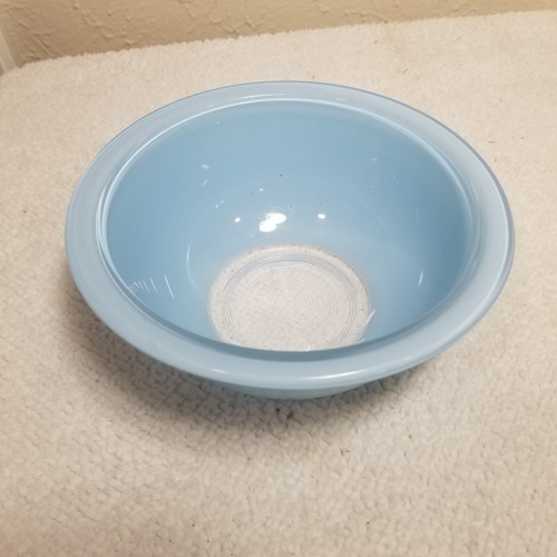 Pyrex Blue Robin's egg Mixing Bowl Clear Bottom #322 Vintage | eBay