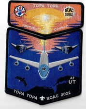Juego de solapa negra Boy Scout OA 291 Topa Topa Lodge 2022 NOAC
